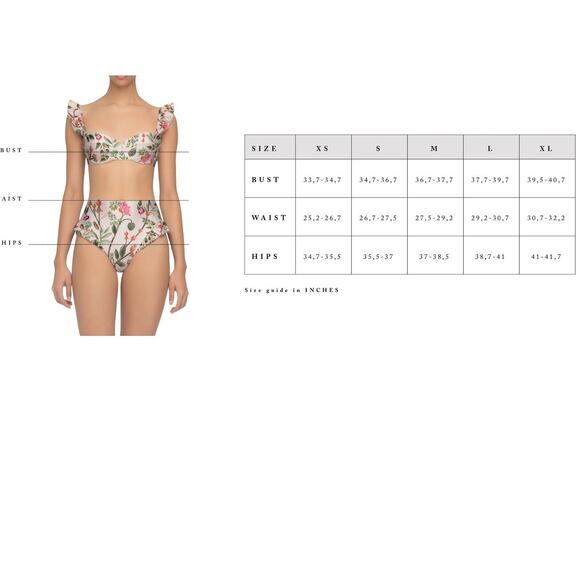 Agua by Agua Bendita Dress Chan Chan Miel Flor Mini Floral Cotton XSl - Picture 9 of 9